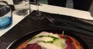 Une socca aux légumes du marché