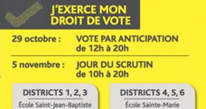 Erratum : voici les bons endroits pour voter le 5 novembre à Val-David