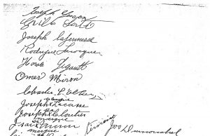 Une requête de 92 signatures a permis la fondation du village de Val-David