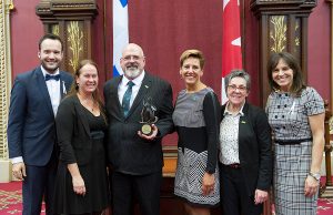 Le premier prix Ensemble contre l’intimidation 2019 remis groupe ensemble contre intimidation