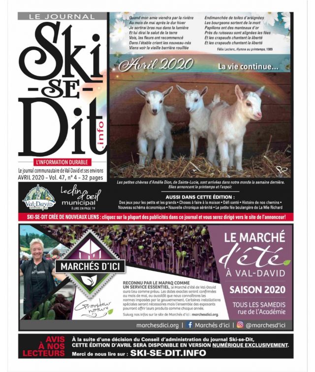 Ski se Dit AVRIL 2020