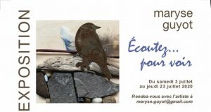 Écoutez… pour voir, une exposition de Maryse Guyot