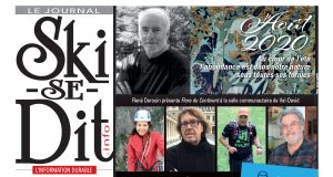 Parution d’août 2020 Journal Ski se Dit AOUT 2020