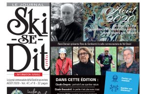 Parution d’août 2020 Journal Ski se Dit AOUT 2020