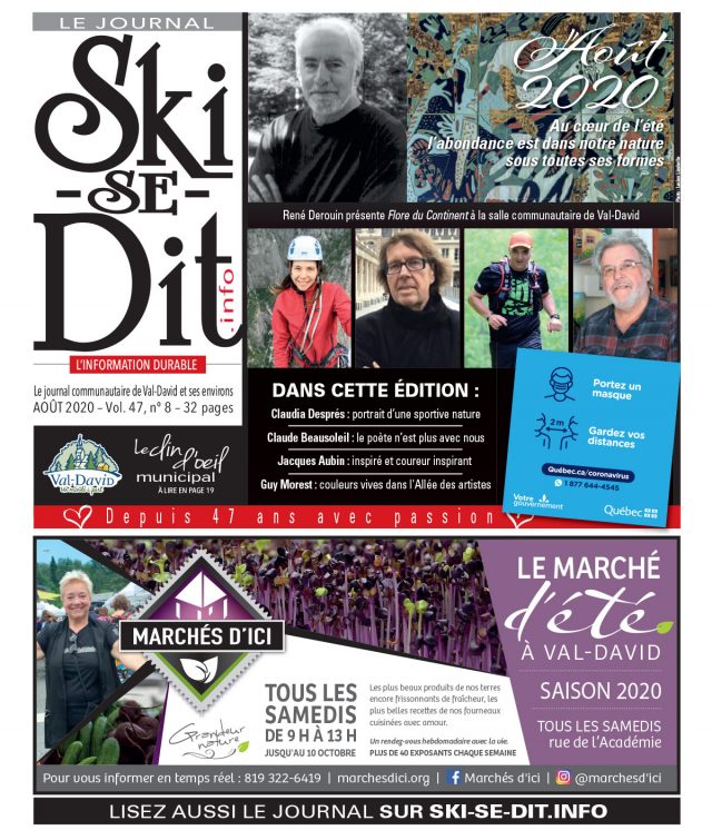 Journal Ski se Dit AOUT 2020