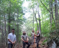 D’importants travaux réalisés sur des sentiers du mont Condor ouest