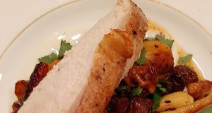 Légumes rôtis aux noix, câpres et raisins