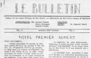 La Ligue civique : pour aider au développement du tourisme à Val-David