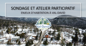 Sondage pour trouver des solutions pour les enjeux d’habitation