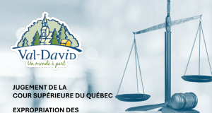 Dossier d’expropriation des terrains de La Sapinière : Val-David réagit