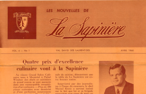 Album souvenir – Philippe Belleteste, premier directeur de La Sapinière