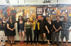 Réactualisation de la murale Art-Histoire à la polyvalente des Monts