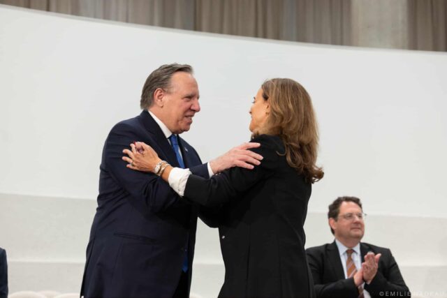 Mme Duranceau et Premier ministre Legault
