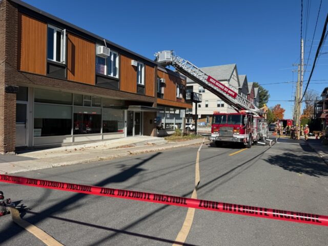 Incendie Palliacco bureaux de Sainte-Agathe